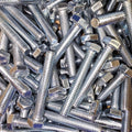 G8.8 zinc set screws by Bolt Direct, showing a close-up of shiny zinc-coated threaded fasteners for industrial fastening.