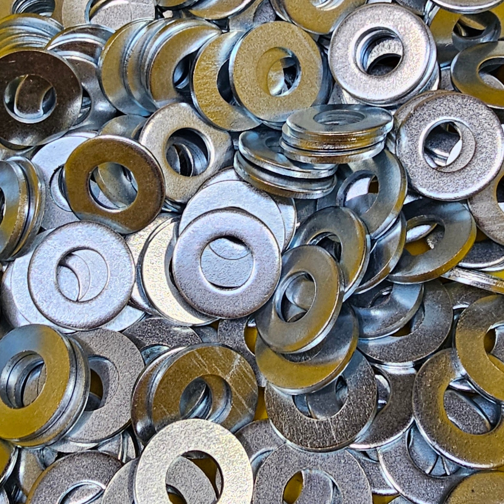 Light Flat Washers Zinc